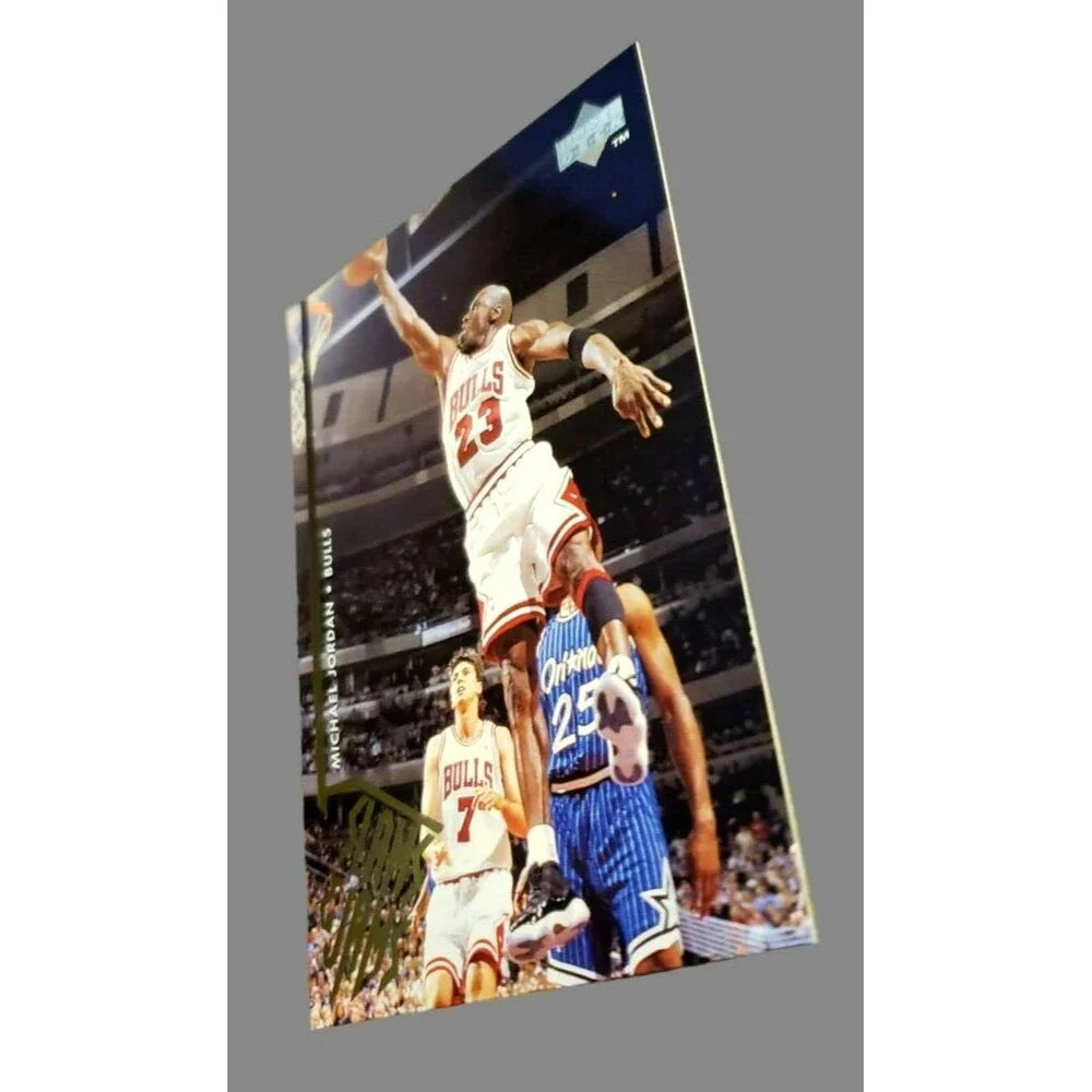 1995-96 Upper Deck MICHAEL JORDAN NBA SLAM & JAMS ACTION Card #352 CHICAGO BULLS
